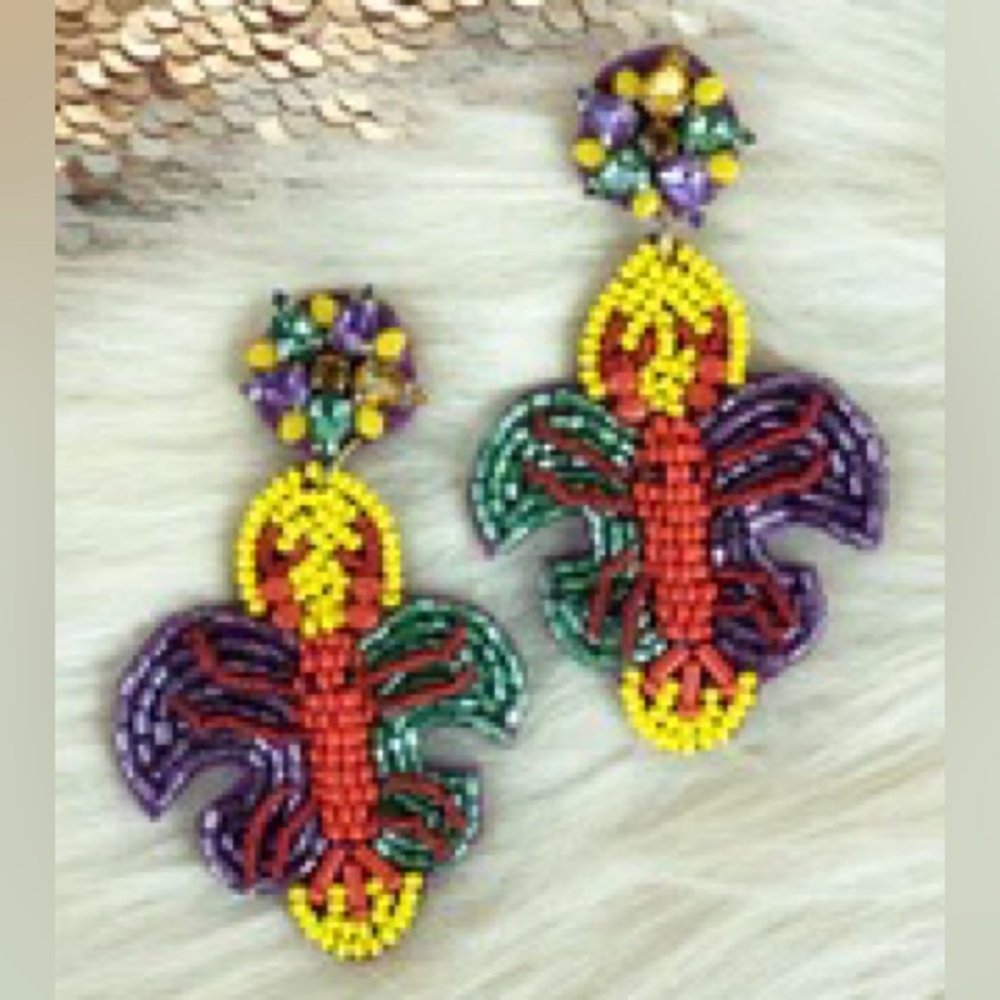 Crawfish fleur de lis NEW